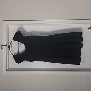 Simple Black Skater Dress